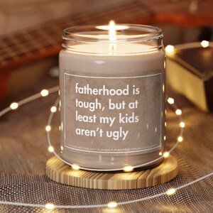 Funny Dad Gift Fathers Day Gift Daughter, Gag Gifts for Dad, Funny Candle for Dad, Father&#39;s Day Gift from Wife, Bonus Dad Gifts for Husband