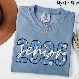 Senior Class of 2025 Shirt Senior 2025 Shirt, Comfort Colors® Senior Shirt Senior Class Gift, Cute Graduation Gift High School Class of 2025