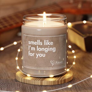 Miss You Gifts Long Distance Gift For Boyfriend Funny Candle Long Distance Couple Gift Birthday Gift for Her Valentines Day Friendship Gift