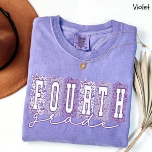 Fourth Grade Teacher Shirt,Toile de Jouy 4th Grade Shirt, Fourth Grade Teacher Appreciation Gift, Elementary School Shirt,Teacher Team Shirt