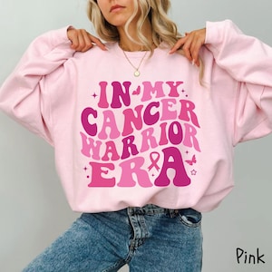 Breast Cancer Warrior Sweatshirt, Pink Ribbon Gift