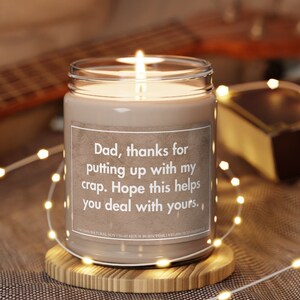 Fathers Day Gift, Gag Gifts for Dad, Funny Candle for Dad, Father&#39;s Day Gift from Daughter Son, Bonus Dad Gifts for Husband, Funny Dad Gifts