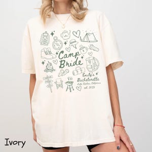 Vintage Custom Camp Bachelorette Party Shirt, Mountain Bride Camp Shirt, Hiking Bridal Party Shirt, Camp Bachelorette, Girls Trip