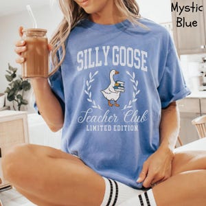 Silly Goose Teacher Shirt, Comfort Colors Elementary Teacher Tee
