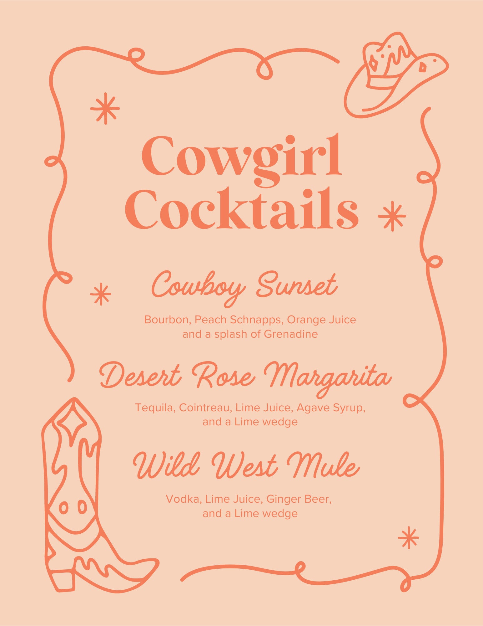 cowgirl-cocktails-bar-sign-template-western-theme-party-editable