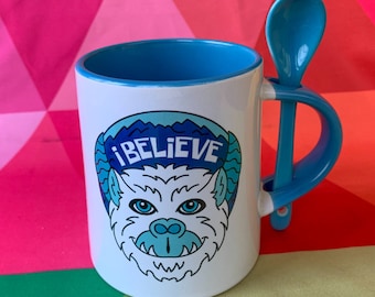 I Believe - Ceramic Mug & Spoon