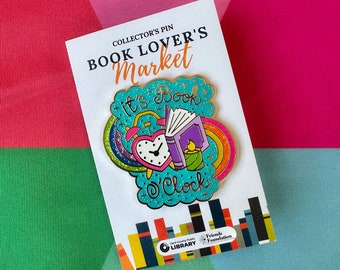 It's Book O'Clock - Enamel Pin