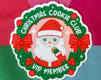 Christmas Cookie Club - Vinyl Sticker