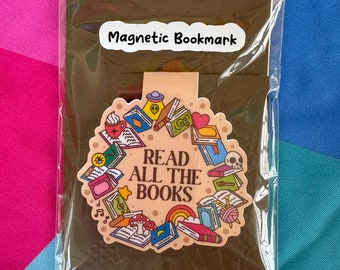 Read All The Books - Magnetic Bookmark