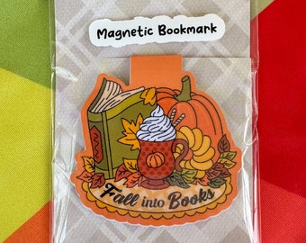 Fall Into Books - Magnetic Bookmark