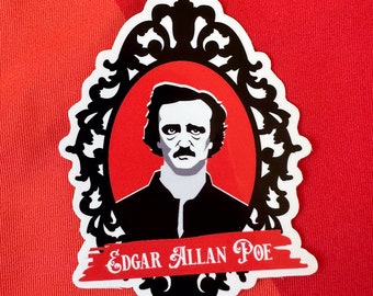 Edgar Allan Poe - Vinyl Sticker