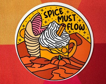 Spice Must Flow - Vinyl Sticker