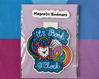 It's Book O'Clock - Magnetic Bookmark