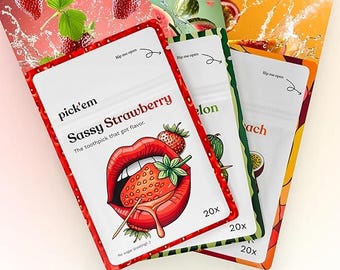 風味付きつまようじ。風味が長持ちする現代のガムです。30 倍または 90 倍。