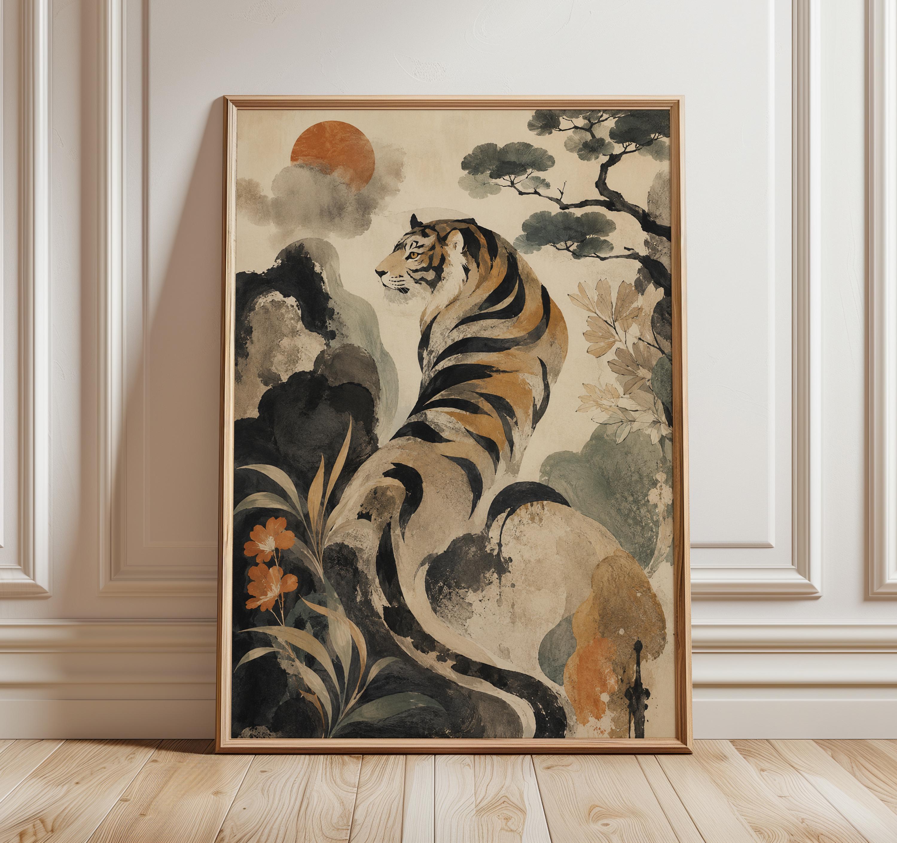 Tiger korean art - Etsy 日本