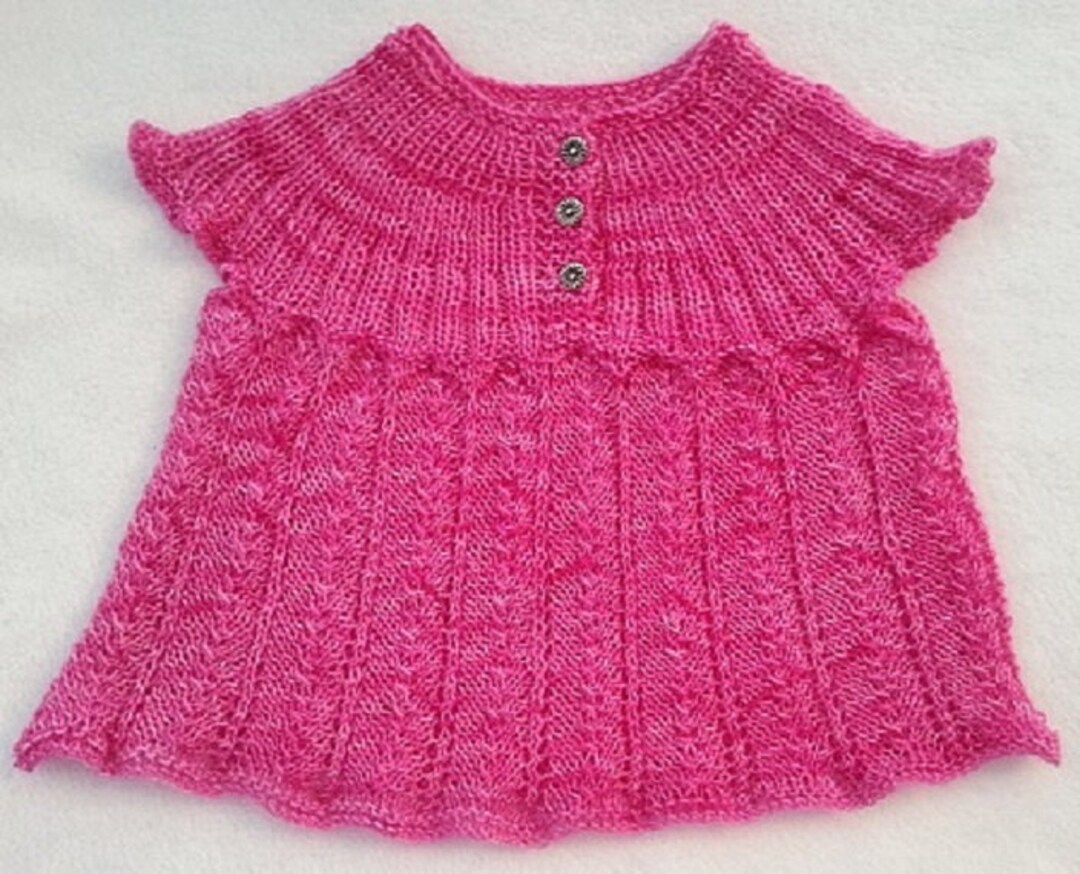 Lacy Baby Top Pattern PDF - Etsy