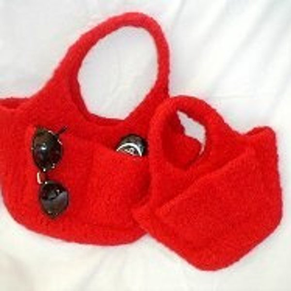 The Pocketbook Hand Knit Felted Purse Pattern