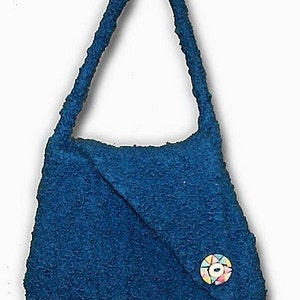 The Flapper Hand Knit Felted Purse Pattern PDF