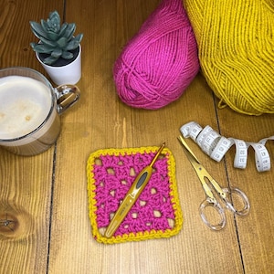PDF Basic Granny Square Pattern | DIY Granny Square Crochet