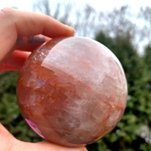 Gorgeous Fire Quartz Sphere