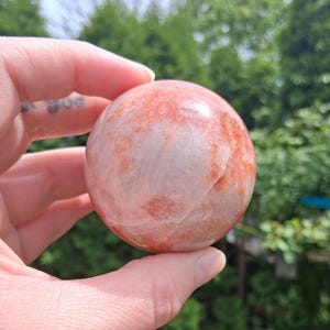 Gorgeous Fire Quartz Sphere