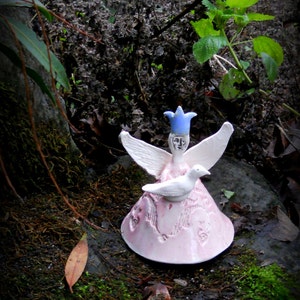 Custom Fairy Queen holding Flower made to order image 5