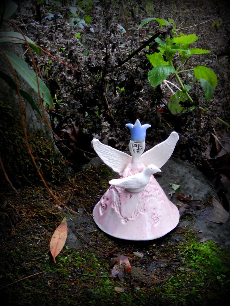 Custom Fairy Queen holding Flower made to order image 5