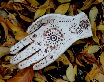 Henna Mehendi Clay Hand  Dish - Made to Order