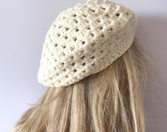 Handmade All Color Beret, Wool Blend French Tam, Lighweight Painter Hat