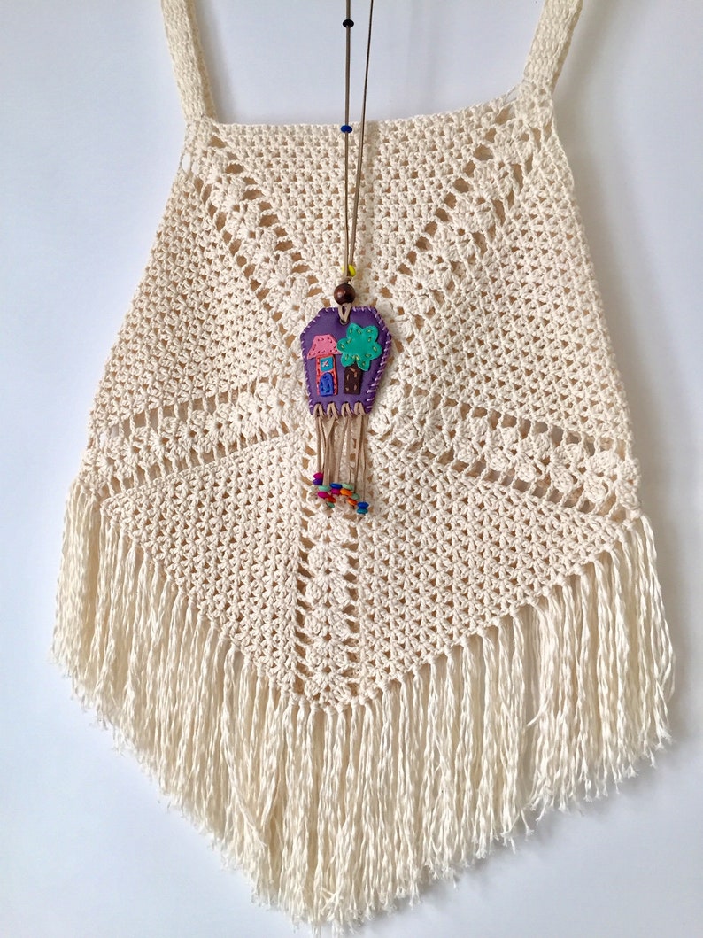 Scorpio Crochet Halter Top - Ivory