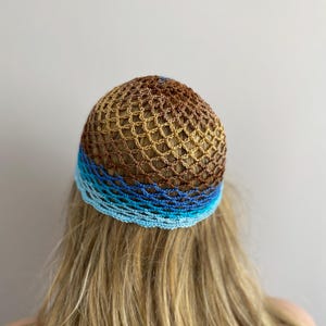 Crochet  Mesh Hat, All Color Skull Cap, Netted Mesh Beanie, Handmade hat, Mesh Beanie