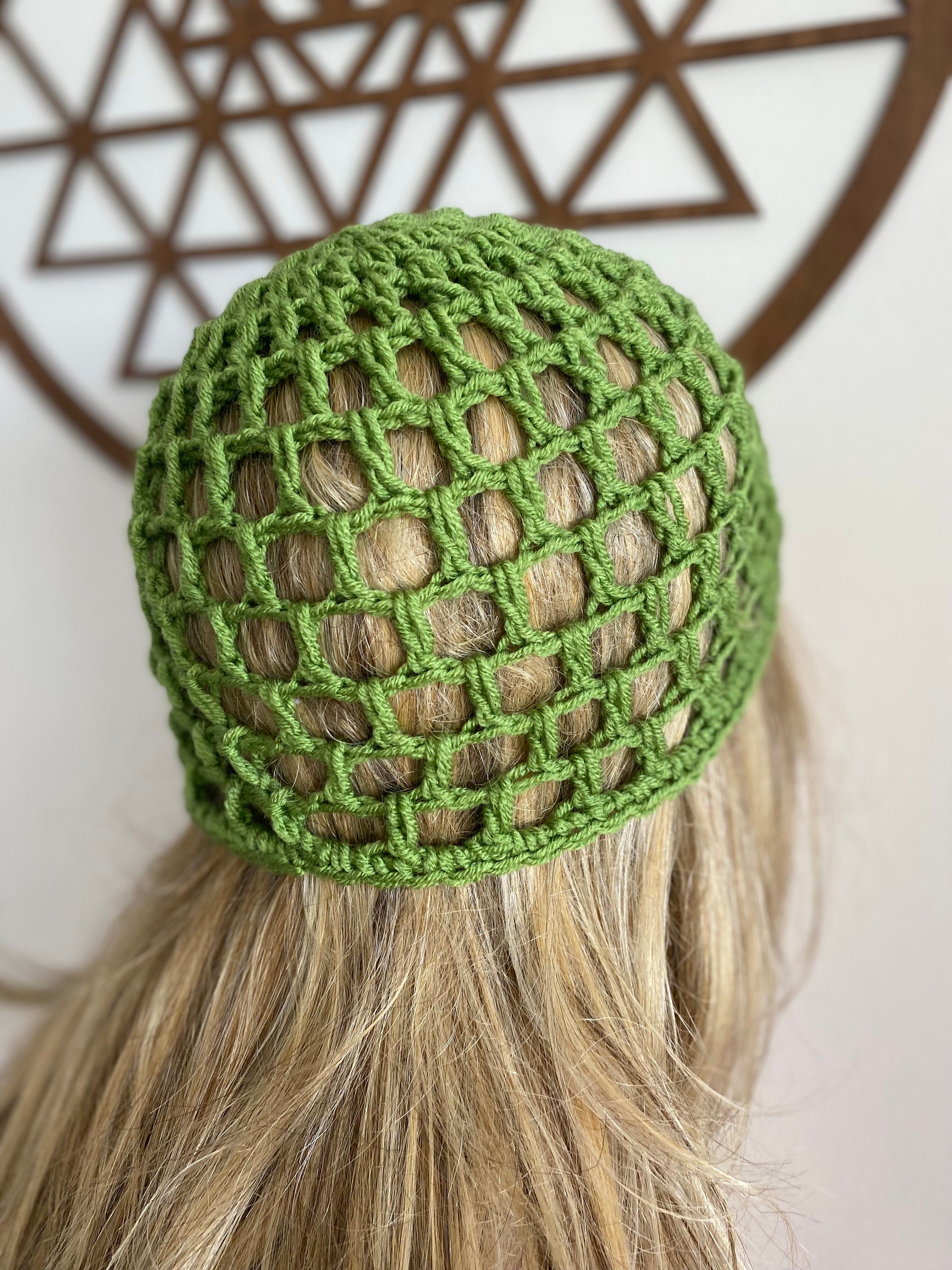 Netted Hat Crochet Black Mesh Hat: All Color Skull Cap, Netted Beanie, Handmade - Etsy