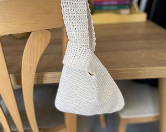 All Color Cotton Knot Bag, Japanese soft Wristlet Purse