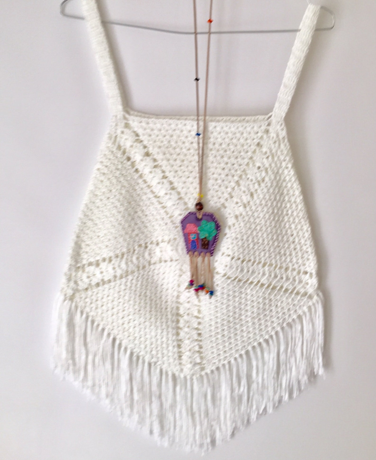 White Halter Top Boho White Crochet Crop Festival Boho Top | Etsy