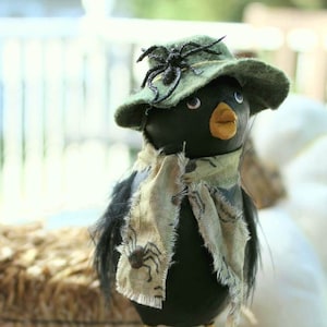 Prim Halloween Crow - TUTORIAL