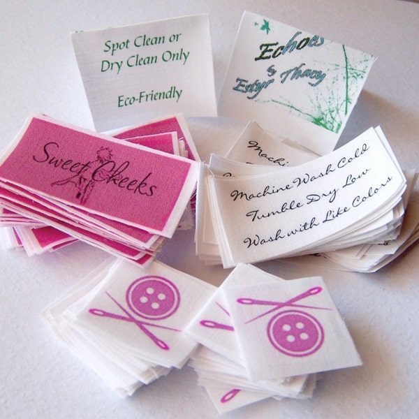 Custom Fabric Labels - Tags Sew On