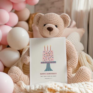 Tarjetas de feliz cumpleaños cristianas vintage (paquete de 5) – Proverbios 9:11, tarjeta con versículo bíblico, tarjeta en blanco, tarjetas de felicitación con sobres