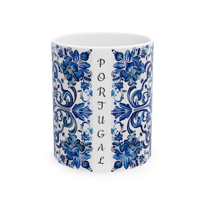 Portugal Custom Mug Portugal Gift for Family Love Portugal Portuguese Mug Portuguese Pride Custom Mug Gift Portugal Souvenir Azulejo Gift