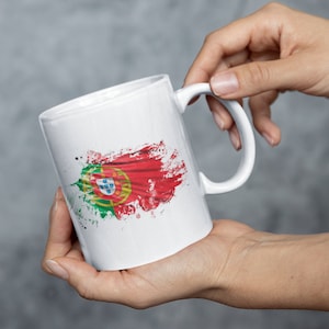 Portugal Custom Mug Portugal Gift for Family Love Portugal Portuguese Mug Portuguese Pride Custom Mug Gift Portugal Souvenir Azulejo Gift
