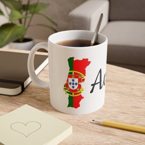 Portugal Custom Mug Portugal Gift for Family Love Portugal Portuguese Mug Portuguese Pride Custom Mug Gift Portugal Souvenir