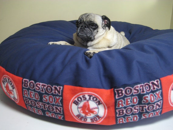 red sox dog bed