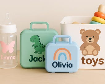 Personalised Waterproof Name Stickers: Custom Vinyl Decals for Kids