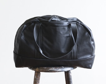 Duffel Bag, Traveler Duffel Bag, Leather Duffel Bag, Waxed Canvas Duffel Bag | The Weekender