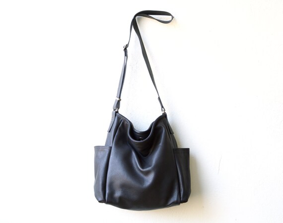 Items similar to new Reform Bucket - slouchy leather cross body bag ...