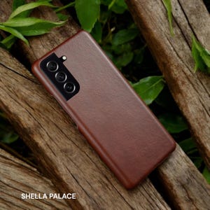 Custodia in pelle Samsung fatta a mano per Galaxy S25 Ultra/Edge - Custodia in vera pelle in stile vintage per Galaxy S25 Ultra - Custodia per S24 Ultra/S23/S22
