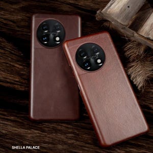Custodie in vera pelle OnePlus fatte a mano - OnePlus 13, 11R, 13R, 10 Pro, 9 Pro, 8, OnePlus Ace, OnePlus Nord - Custodia posteriore in pelle per One Plus