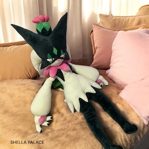 150cm Meowscarada custom designed Officially Licensed Plush – Meowscarada Plush -Giant Cuddle Plushies -anime custom plush