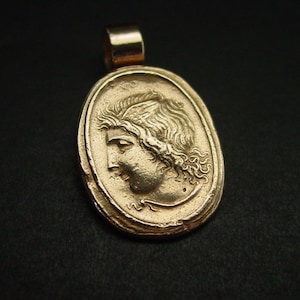 Hermes God Pendant Necklace - Handcrafted Messenger of the Gods - God of Travelers, Trade & Athletes - Percy Jackson