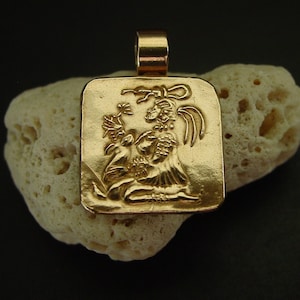 Ixchel Pendant Necklace - Ix Chel Mayan Goddess of Fertility, Midwifery & Medicine