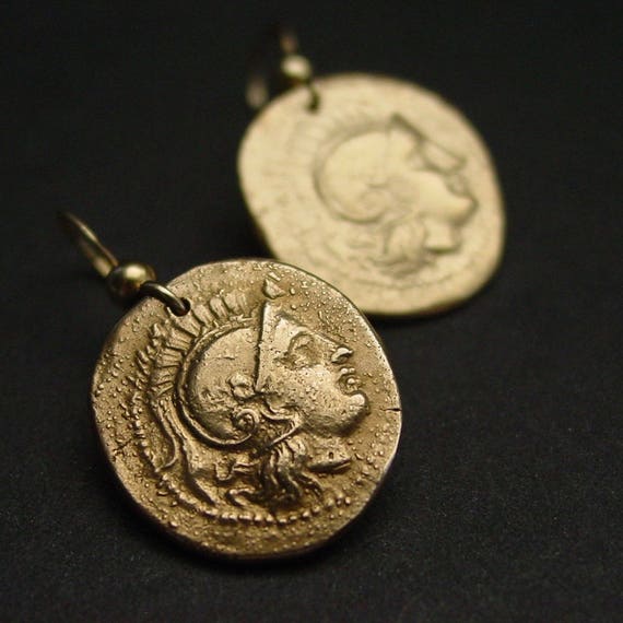 Athena Goddess Of Wisdom And Justice Ancient Greek Coin Etsy